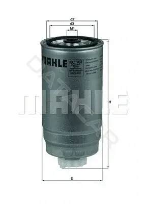 Топливный фильтр KNECHT/MAHLE KC182