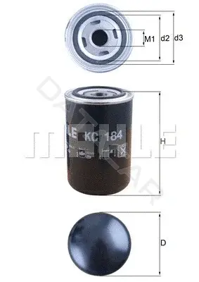 Топливный фильтр KNECHT/MAHLE KC184