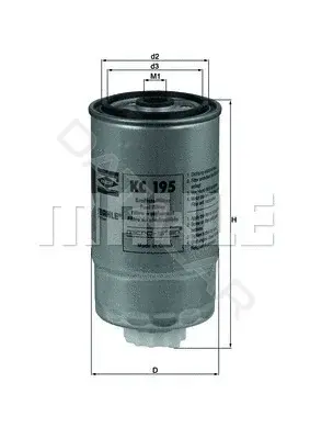Топливный фильтр KNECHT/MAHLE KC195