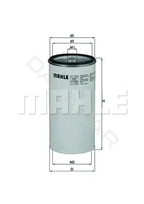 Топливный фильтр KNECHT/MAHLE KC200