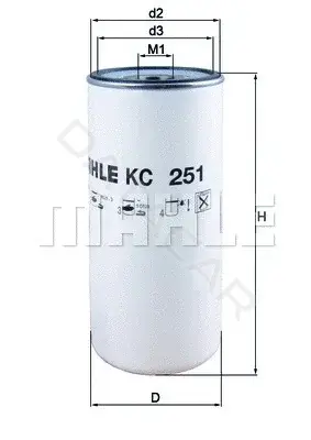 Топливный фильтр KNECHT/MAHLE KC251
