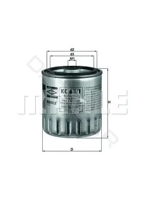 Топливный фильтр KNECHT/MAHLE KC63/1D