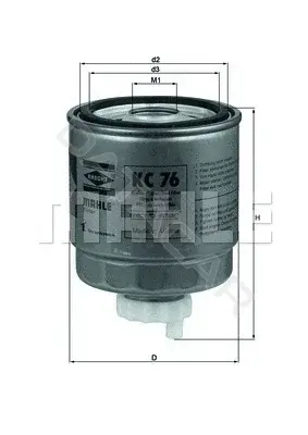 Топливный фильтр KNECHT/MAHLE KC76