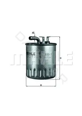 Топливный фильтр KNECHT/MAHLE KL100/1