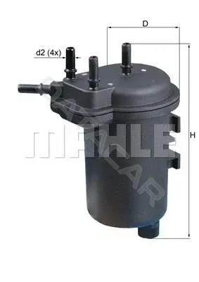 Топливный фильтр KNECHT/MAHLE KL432