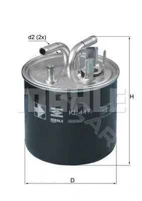 Топливный фильтр KNECHT/MAHLE KL447