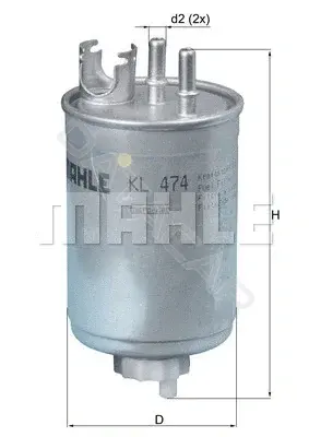 Топливный фильтр KNECHT/MAHLE KL474