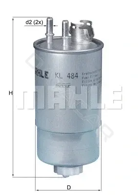 Топливный фильтр KNECHT/MAHLE KL484