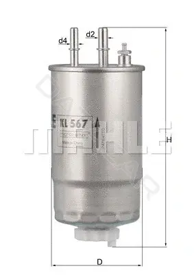 Топливный фильтр KNECHT/MAHLE KL567