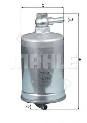 Топливный фильтр KNECHT/MAHLE KL599