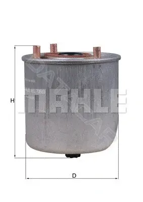 Топливный фильтр KNECHT/MAHLE KL780
