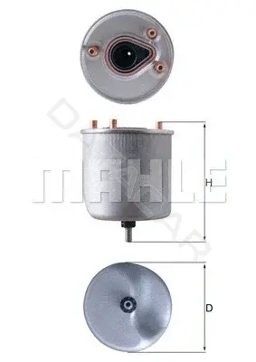 Топливный фильтр KNECHT/MAHLE KL788
