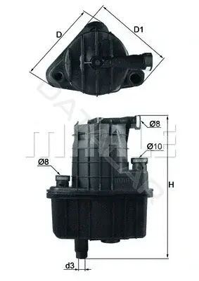 Топливный фильтр KNECHT/MAHLE KL832D