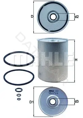 Топливный фильтр KNECHT/MAHLE KX24D