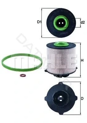 Топливный фильтр KNECHT/MAHLE KX265D