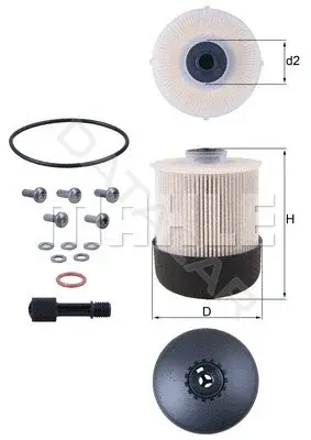 Топливный фильтр KNECHT/MAHLE KX338/26D