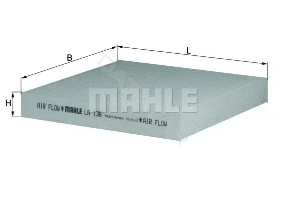 Фильтр салонный KNECHT/MAHLE LA136