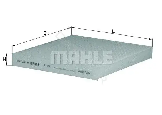 Фильтр салонный KNECHT/MAHLE LA158