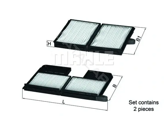Фильтр салонный KNECHT/MAHLE LA186/S