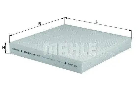 Фильтр салонный KNECHT/MAHLE LA216
