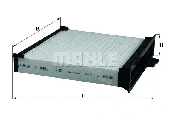 Фильтр салонный KNECHT/MAHLE LA227