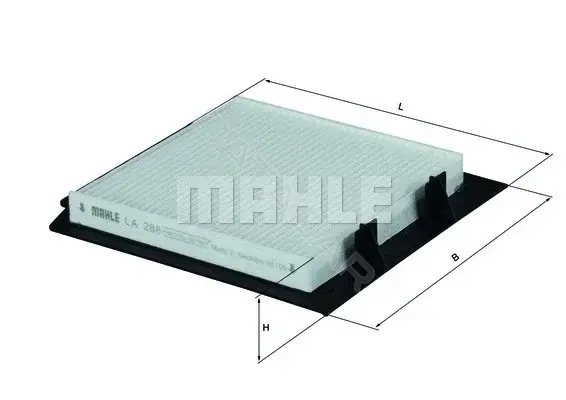 Фильтр салонный KNECHT/MAHLE LA288