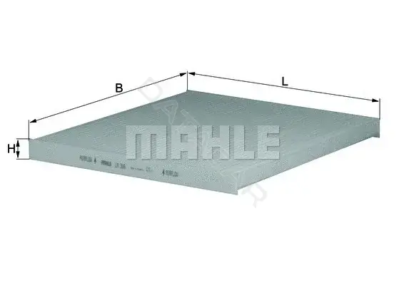 Фильтр салонный KNECHT/MAHLE LA306
