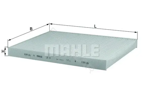 Фильтр салонный KNECHT/MAHLE LA31