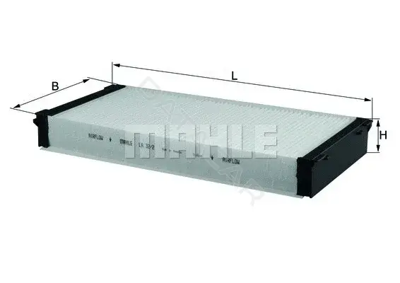 Фильтр салонный KNECHT/MAHLE LA32/2