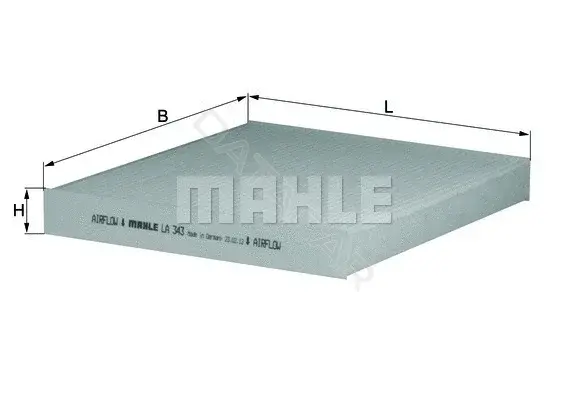 Фильтр салонный KNECHT/MAHLE LA343