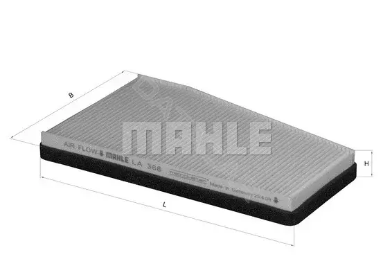 Фильтр салонный KNECHT/MAHLE LA368
