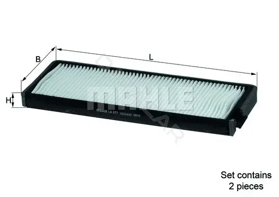 Фильтр салонный KNECHT/MAHLE LA377/S