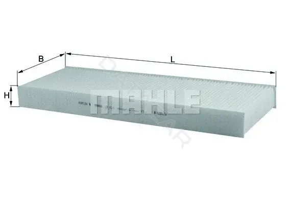 Фильтр салонный KNECHT/MAHLE LA42/1