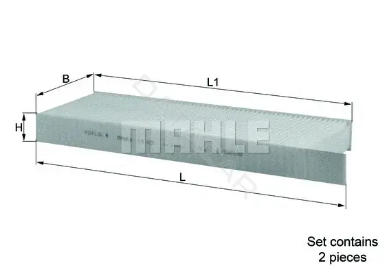 Фильтр салонный KNECHT/MAHLE LA428/S