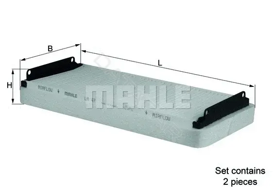 Фильтр салонный KNECHT/MAHLE LA47/S