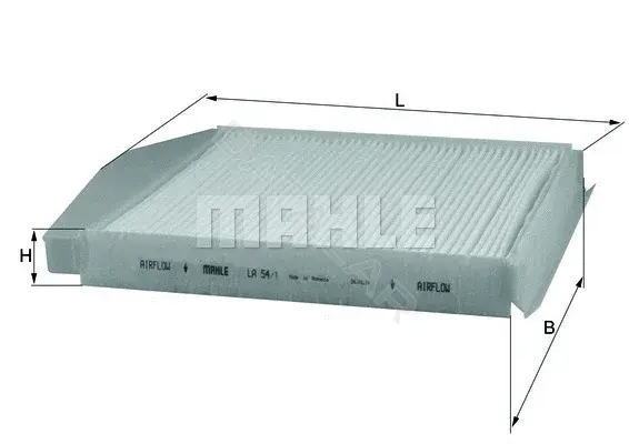 Фильтр салонный KNECHT/MAHLE LA54/1