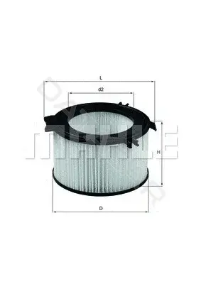 Фильтр салонный KNECHT/MAHLE LA65