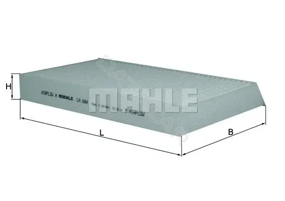 Фильтр салонный KNECHT/MAHLE LA684