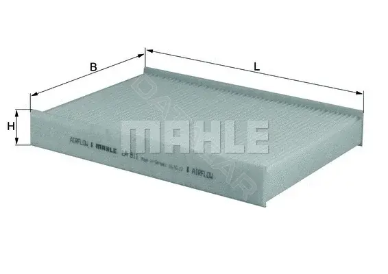 Фильтр салонный KNECHT/MAHLE LA811