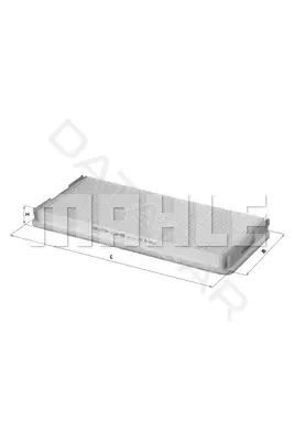 Фильтр салонный KNECHT/MAHLE LA83
