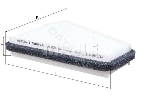 Фильтр салонный KNECHT/MAHLE LA854