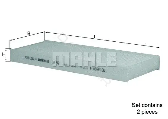 Фильтр салонный KNECHT/MAHLE LA921/S