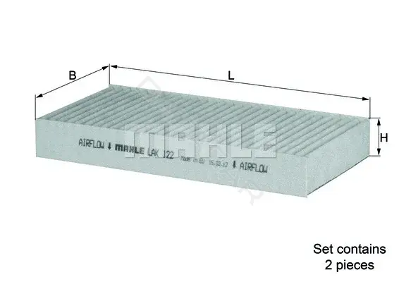 Фильтр салонный KNECHT/MAHLE LAK122/S