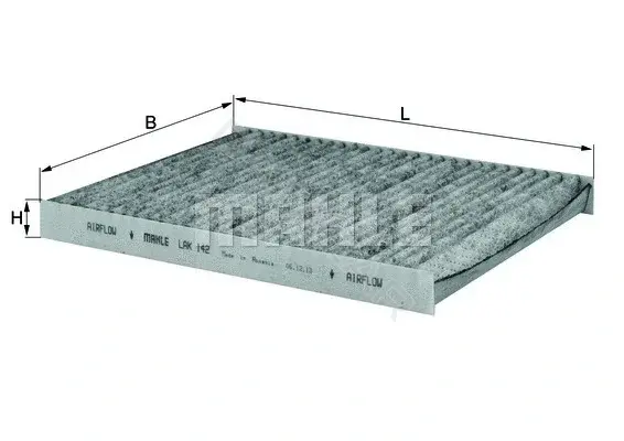 Фильтр салонный KNECHT/MAHLE LAK142