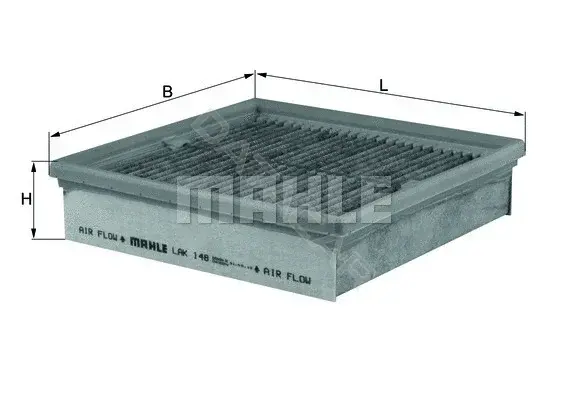Фильтр салонный KNECHT/MAHLE LAK148