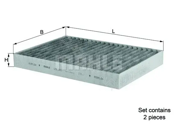 Фильтр салонный KNECHT/MAHLE LAK292/S