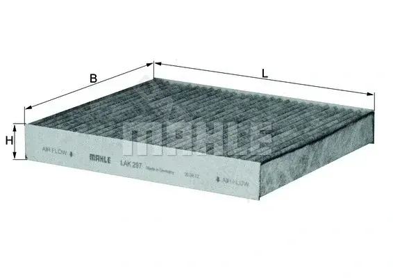 Фильтр салонный KNECHT/MAHLE LAK297