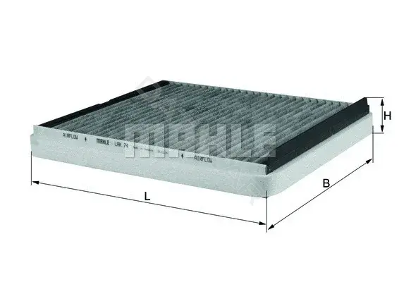 Фильтр салонный KNECHT/MAHLE LAK74