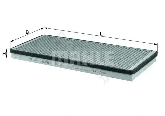 Фильтр салонный KNECHT/MAHLE LAK83