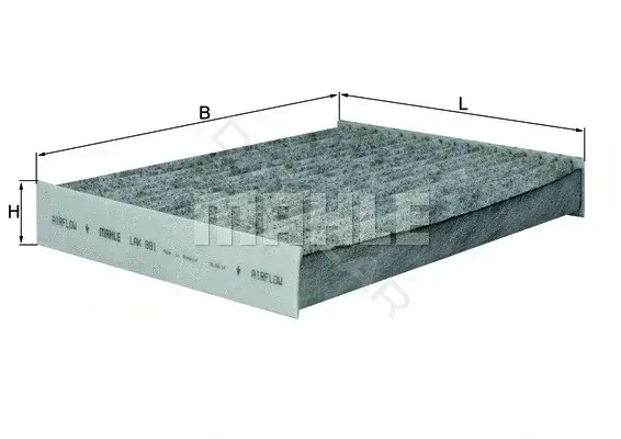 Фильтр салонный KNECHT/MAHLE LAK891